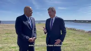 Alligator River Bridge Project: North Carolina Governor Cooper Chats with FHWA Administrator Bhatt