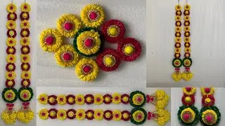 Dussehra/Diwali Home Decorations Craft Ideas | Wall Hanging/Door Side Toran With FUR & OLD BANGLES