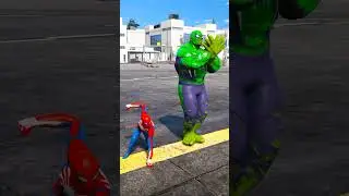 SPIDER MAN VS WUKONG Which Random Team Will Win 127% #shorts #gta5 #spiderman #wukong #hulk
