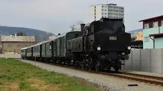 Prvomájové parní jízdy na Švestkové dráze s Ventilovkou 431.032 / 1.5.2021