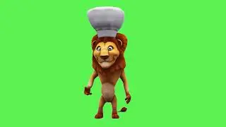 lion chief green screen video ll free background ll motion graphics 