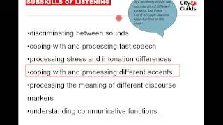 How to teach Listening