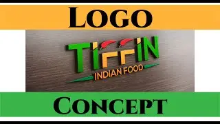 Indian Food Logo Design Concept