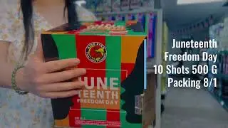 Juneteenth 500G 10 Shots-unboxing and demo