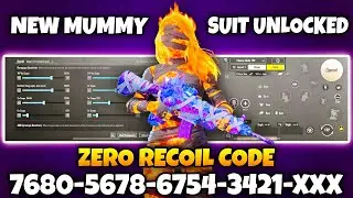 BGMI SENSITIVITY SETTINGS | BGMI SENSITIVITY CODE 🔥 TODAY | BGMI 4 FINGER CONTROL CODE.