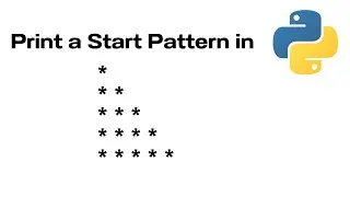 Star Pattern in Python
