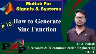 Matlab for Signals & Systems 10 : How to Generate Sinc Function