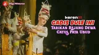 KEREN‼️🔥 GADIS BULE ini Ikut Menari Rejang Dewa di Catus Pata Ubud