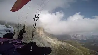 Paragliding in the Dolomites  - Col Rodella