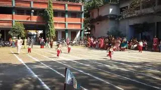 Annual school sports first time events run position 3rd