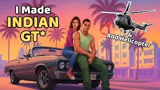 I Made GTA 6 For Mobile Using Chat GPT Before Rockstar and Add Helicopter🚁| Game Devlog Hindi #gta6