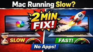The Fastest Way to Fix a Slow Mac (No Software!)