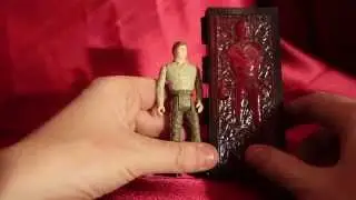 Vintage 80s HAN SOLO (CARBON FREEZE) Kenner Toys Star Wars Action Figure Review HD