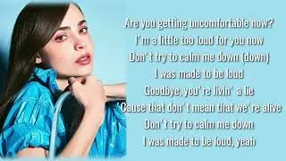 Sofia Carson - Loud (Lyrics)