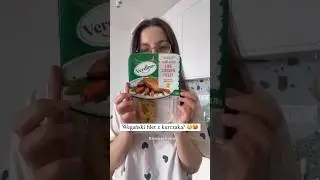 Wegański filet z kurczaka?! 🫢😳 #Auchan #wege #wegańskie #test #testujemy