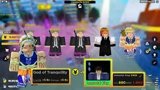 Update62!! Max Open New Divine [ GOD OF TRANQUILITY ]!! Code!! Anime Fighters Simulator