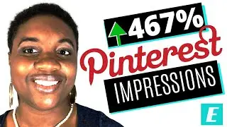 My Pinterest Impressions went up by 468% in 2 Weeks + How I Did It!