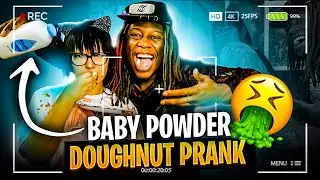 Baby Powder Doughnut Prank On My GF (Gone Wrong)