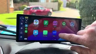 Wireless Carplay & Android Auto Car Stereo with Front 2.5K Dash Cam