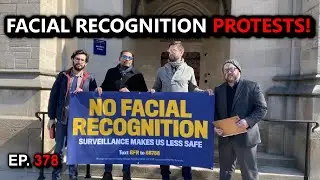 Facial Recognition Protest.