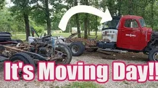 Big day in the International Mixer Truck Cab Dodge Dually Swap!