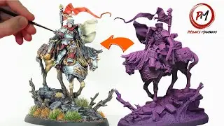 Painting the Cavalier Marshal from Purple Undertones | Cities of Sigmar