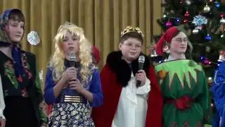 Новогоднее театральное шоу от учащихся 7а класса