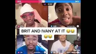 Britt And Ivany At It On TikTok Live