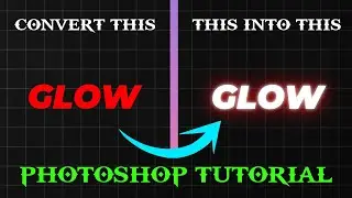 Make Your Text Shine! Photoshop Glow Effect Tutorial 🔥