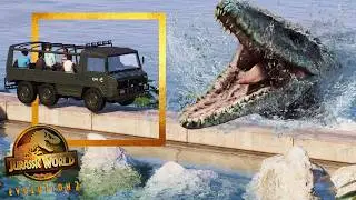 MINI SORNA Ep 2: Natural Mosasaurus Lagoon With BRIDGE! | Jurassic World Evolution 2 Sandbox