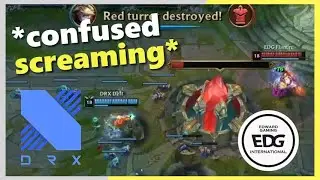 Korean Casters reaction to Deft Backdoor Disaster vs EDG 