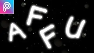 Neon Text effect in PicsArt || PicsArt Editing||