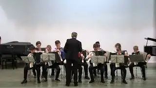 Е. Дербенко «Аккордеонист играет джаз». Ансамбль аккордеонистов и баянистов. ДШИ им. С.Т.Рихтера.