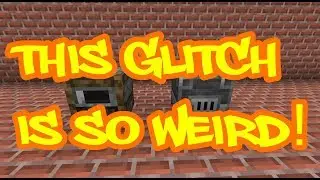 a weird glitch with the new smoker and blast furnace - minecraft