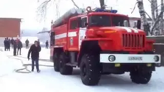 пожар п.Рябово
