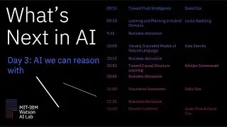What's Next in AI:  AI We Can Reason With