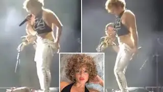 Sophia Urista Of ' Brass Against ' Urinates On Concert Goer Face Onstage .... Yes Onstage 🤢 Whaaat!