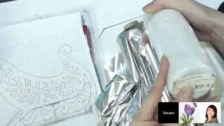 Новогодняя конфетница из фома