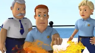 Пожарный Сэм на русском 🌟🌊 Потерянный на море, спасение воды пожарного 🚒 Пожарный Сэ