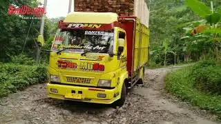 Aksi Hebat Supir Truck Skill Dewa..!!Perjuangan Supir Truck Palet | Lewati Jalan Gunung | PDHN