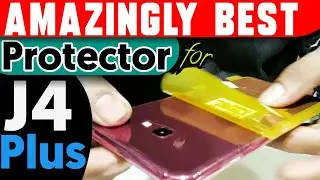 Samsung Galaxy J4 Plus Back Glass Protector: Amazingly Best 😱 Tech Mechanics
