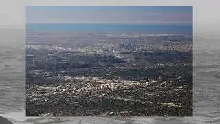 LA  Basin from Mount Wilson, 1904 and 2016