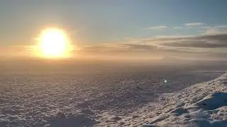 Заполярный круг. Зимняя пустыня. Красота. Полуостров Ямал. Харасавэй