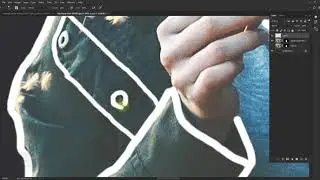How to Create INVISIBLE clothes using LINE ART   Photoshop Tutorial Clothless Effect