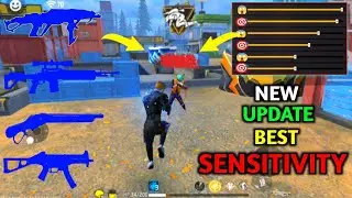 Free Fire Headshot Settings 2024⚡Best Sensitivity Settings⚙️|| Sensitivity+Hud Settings Free Fire
