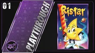 Ristar | Blind/Full Playthrough | Part 1/3