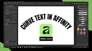 Affinity by Canva – How to Warp/Curve Text Fast