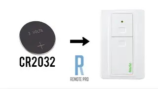 How to change/swap Battery for a Merlin+ 2.0 E138M Genuine Wall Button