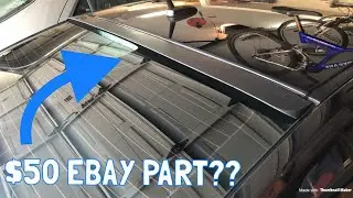 Roof Spoiler Install on My Saab 9-3 Turbo X