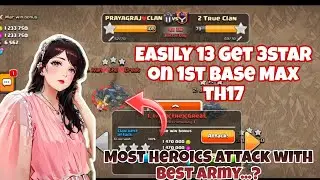 Upper crushed by Lower Attack 😂 Best Ever Clash of Clans attack #clashofclans #gaminggirlsdiva #coc